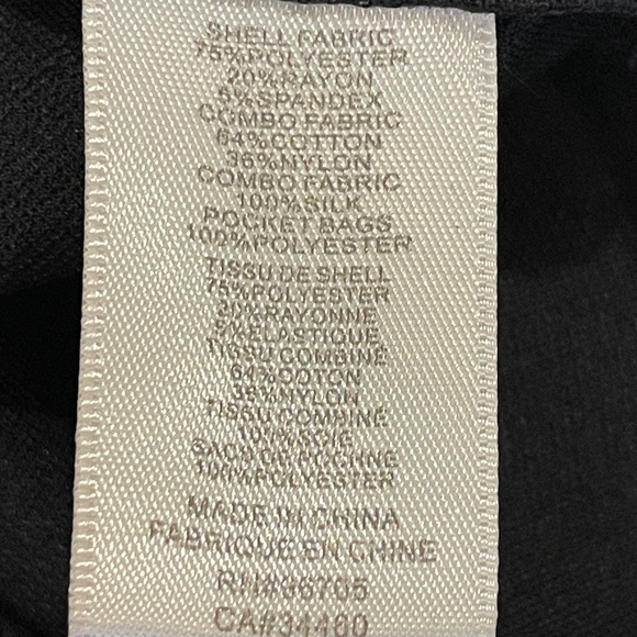 Rebecca Taylor Black Fit and Flare Lace Deep Neckline Dress - Picture 9 of 10